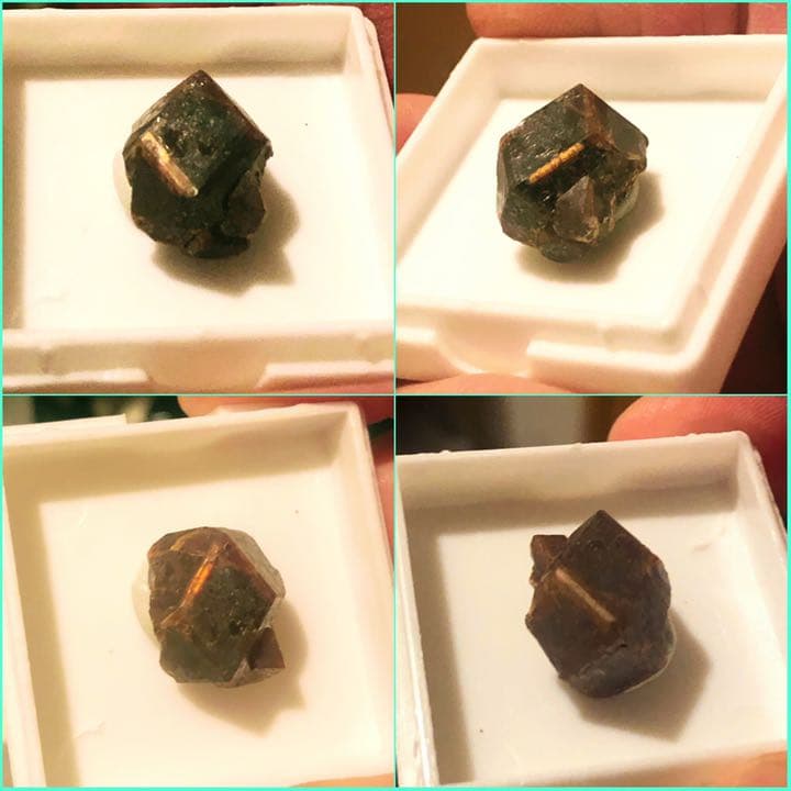 大粒単結晶　ネオンレインボーガーネット