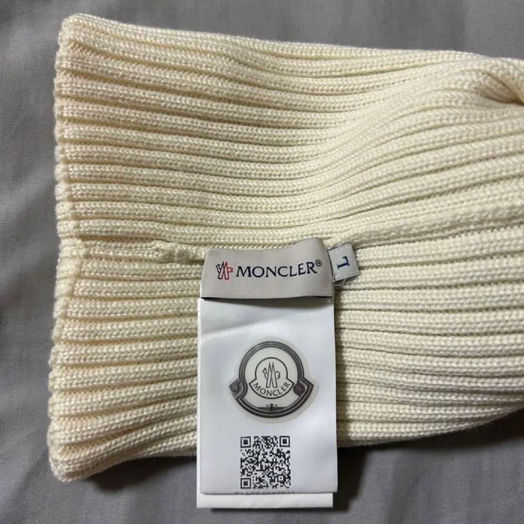 ★MONCLER★モンクレール★キッズLサイズ★アイボリー★ビーニー★