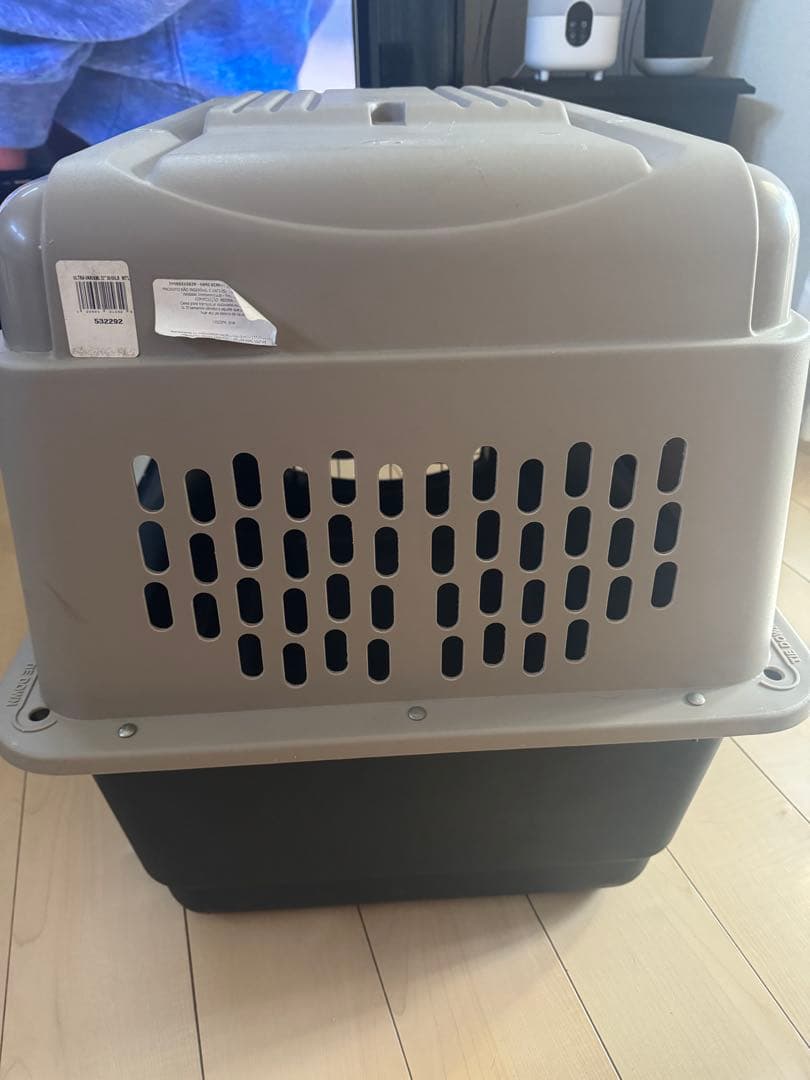 中型犬用キャリーバッグ グレー