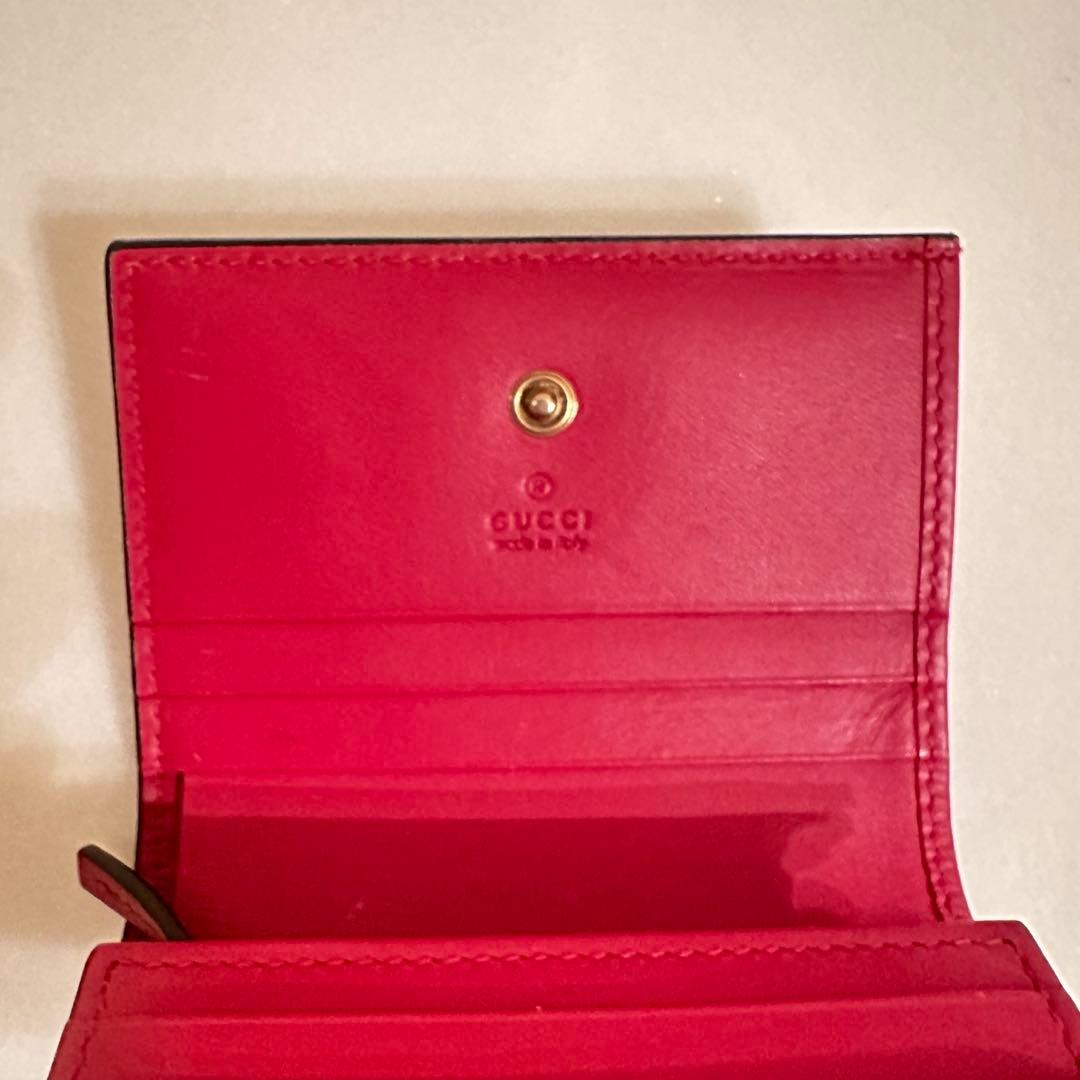 GUCCI 二つ折り財布 さくらんぼ GG柄 チェリー