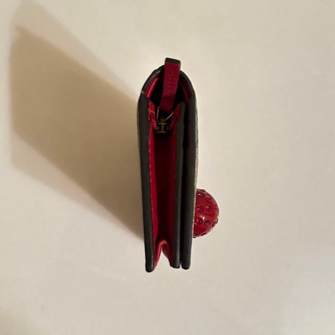 GUCCI 二つ折り財布 さくらんぼ GG柄 チェリー