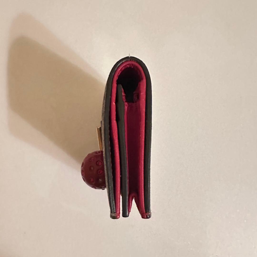 GUCCI 二つ折り財布 さくらんぼ GG柄 チェリー