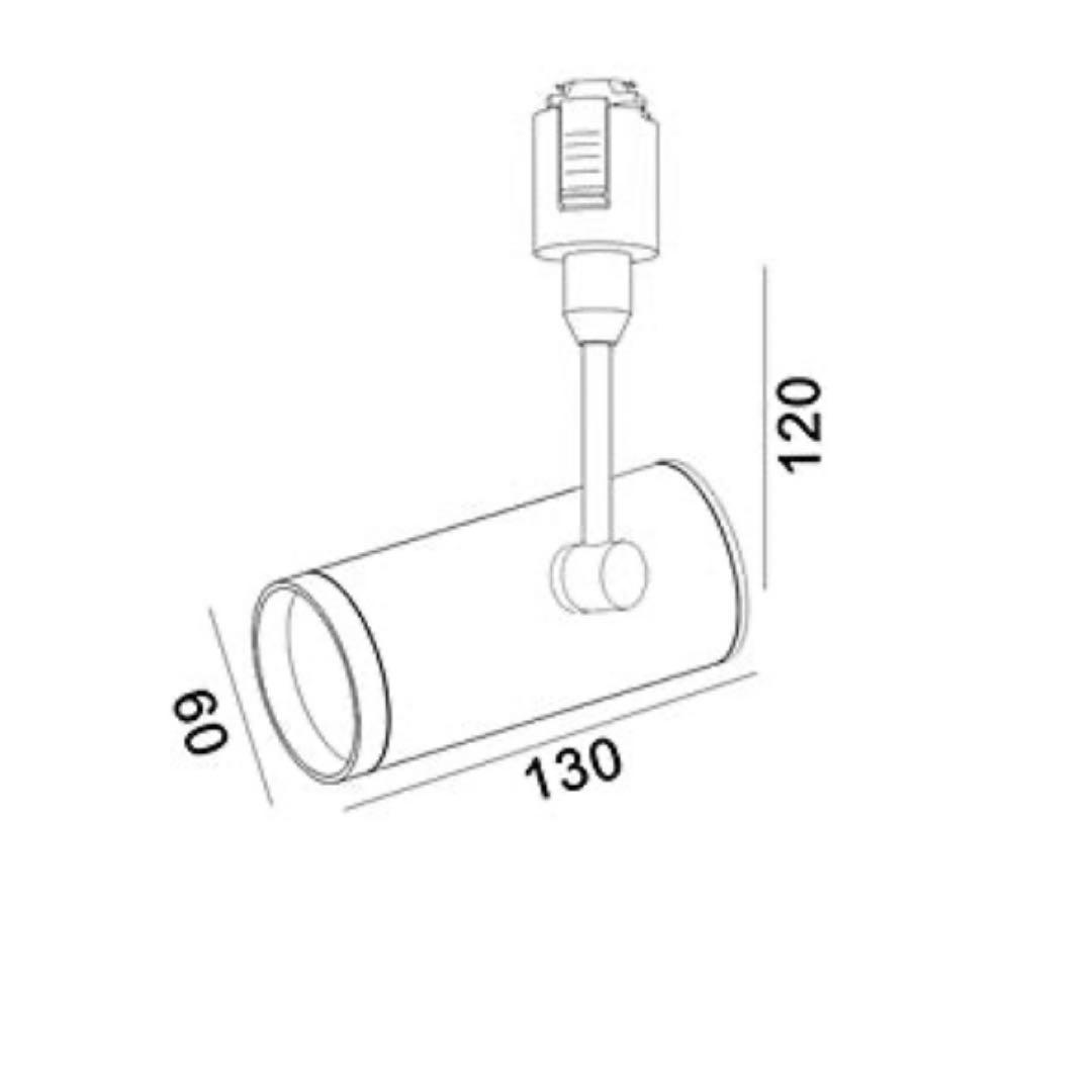 【HIKARIYA】ライティングレール用スポットライト　電球色