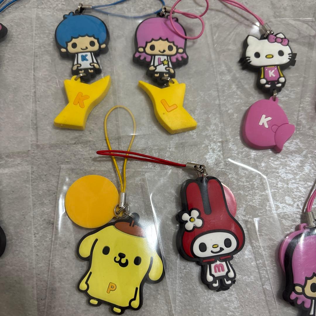 レトロ　レア　サンリオラバーストラップ　14種セット　まとめ売り
