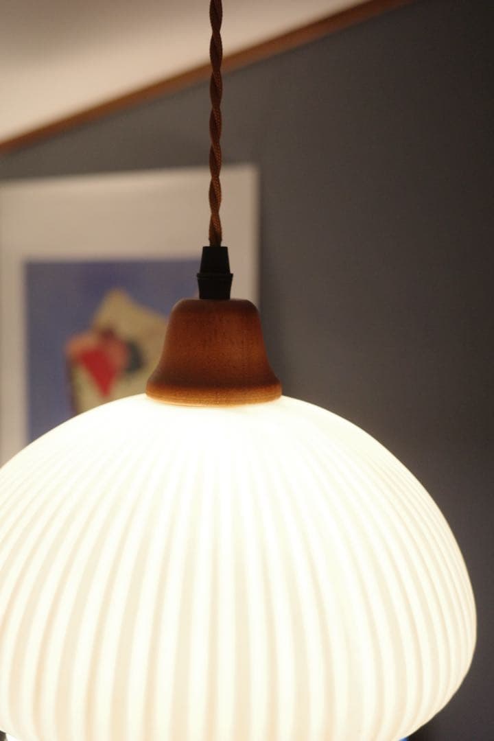 ミルクガラス ペンダントライト