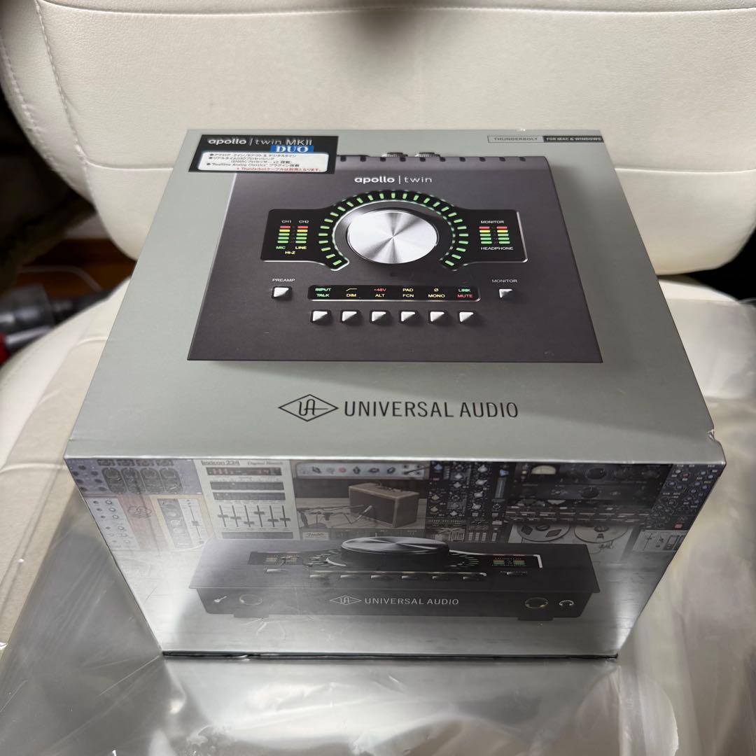 UAD Apollo Twin mk2 DUO Thunderboltケーブル付