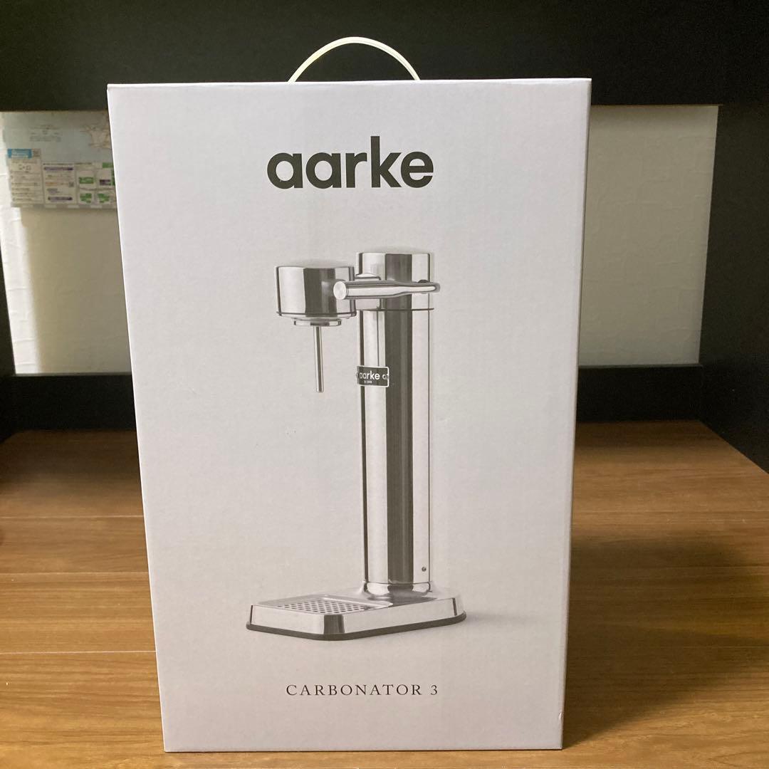 大幅値下ガスシリンダー２本付Aarke ステンレス炭酸水ボトル１本付説明書箱付
