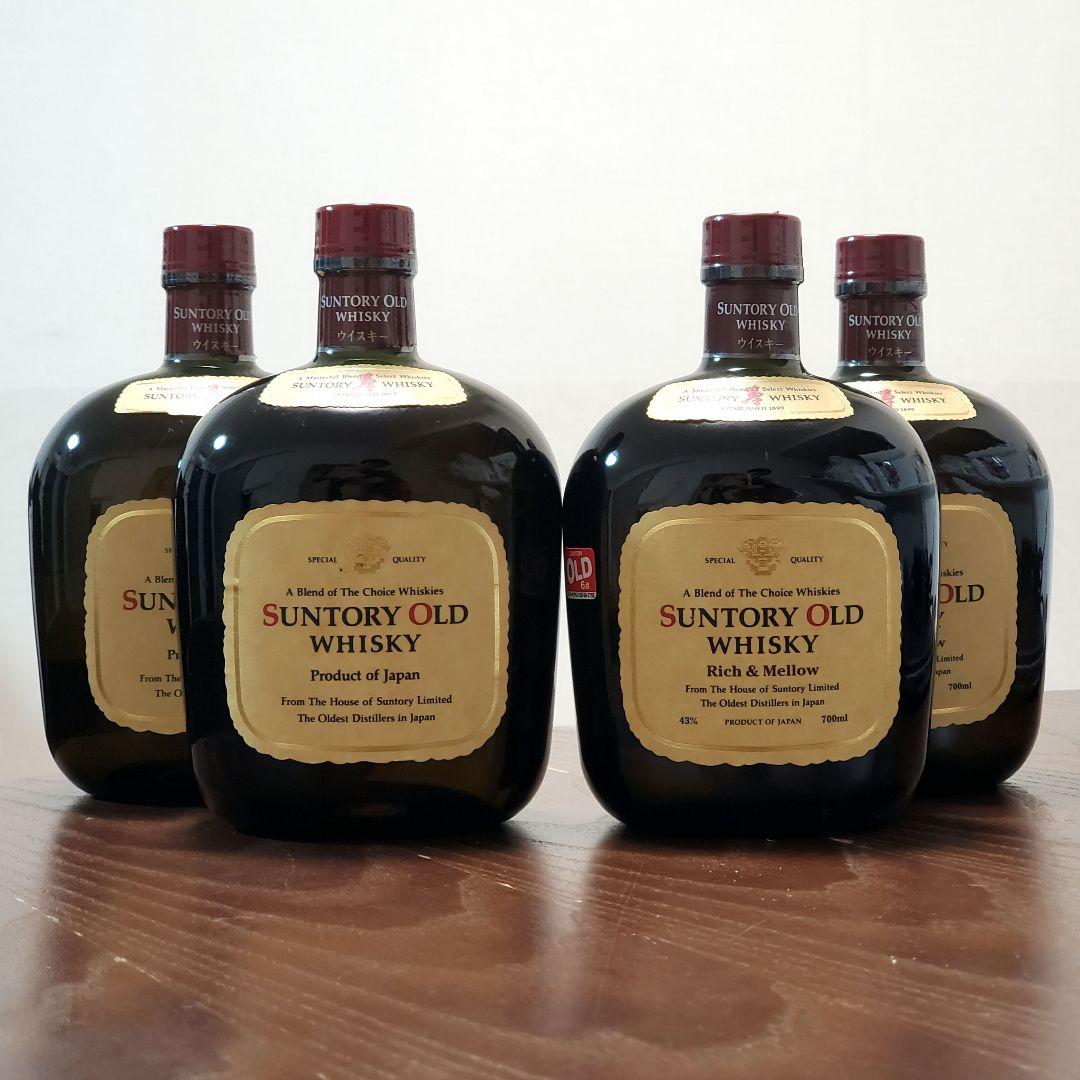 サントリー オールド ウイスキー 未開栓 4本セット / リッチアンドメロウ