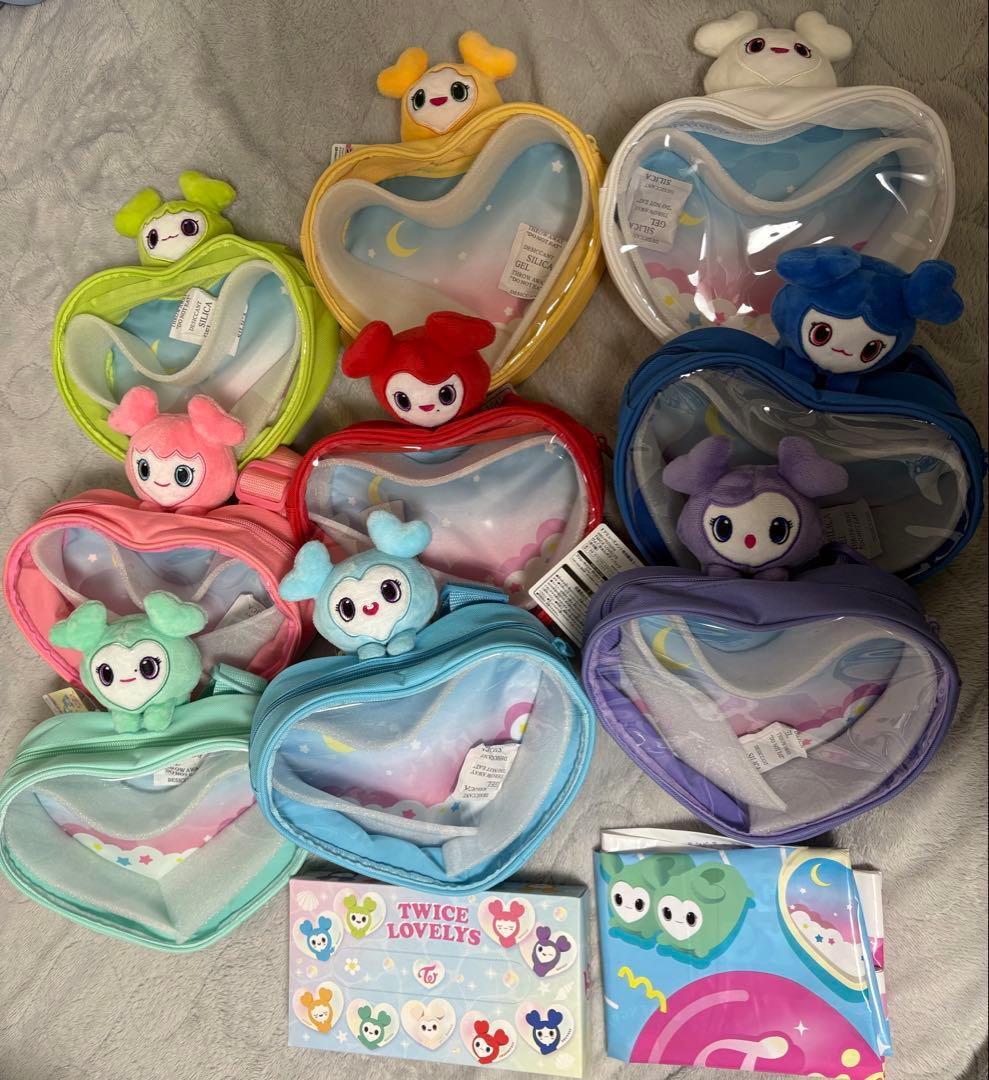 GIGO限定 TWICE ぴょこきゅんボディバッグ 全９種コンプリートセット
