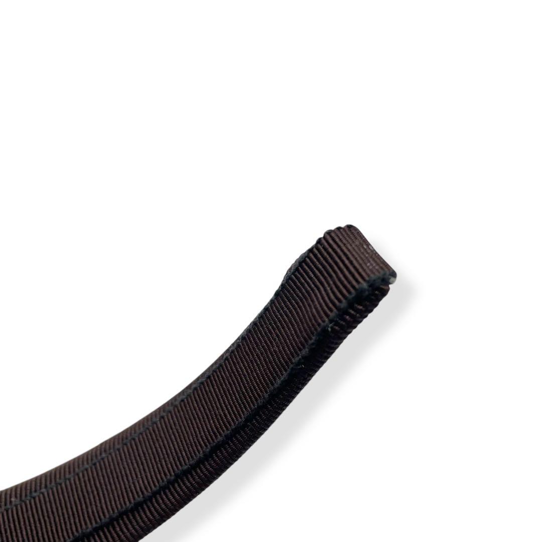 極美品 サルヴァトーレフェラガモ Ferragamo ヴァラ カチューシャ　茶