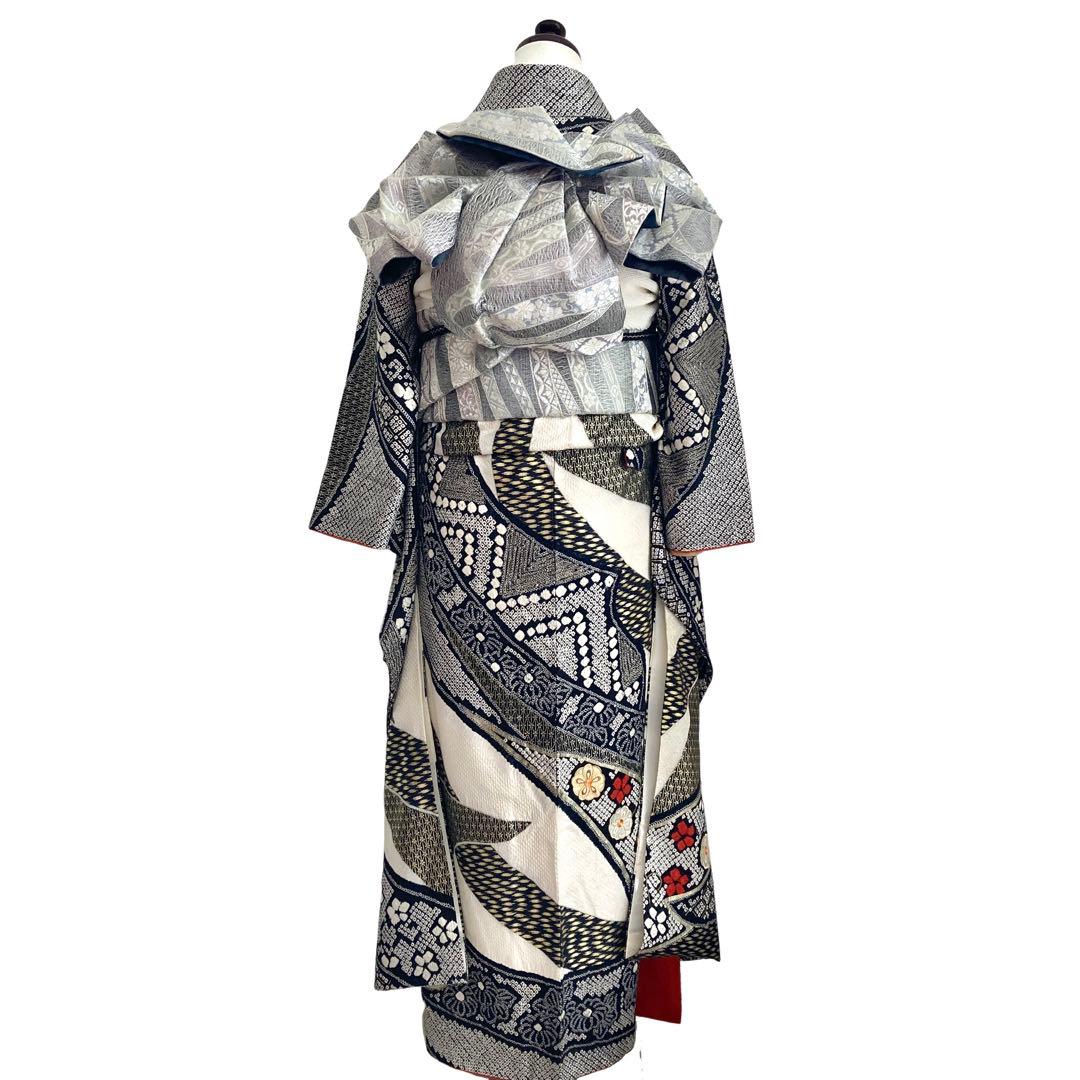 ™️ 振袖5点セット‼️フルセット　絞り　お振袖セット‼️NO59