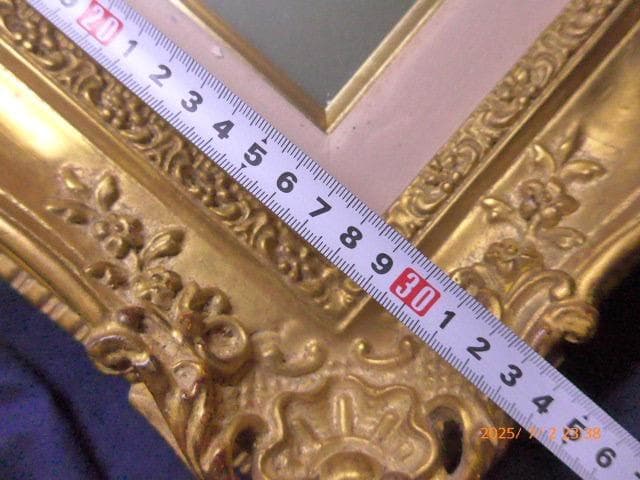 美品　素晴らしいモールドのゴールドフレーム 油彩画SM用