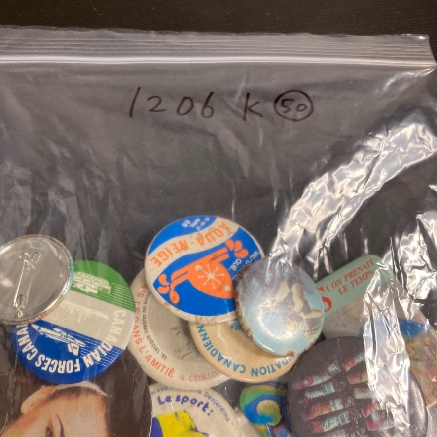 BQVF アメリカン 缶バッジ ビンテージ 古着 50個 セット アメカジ 雑貨