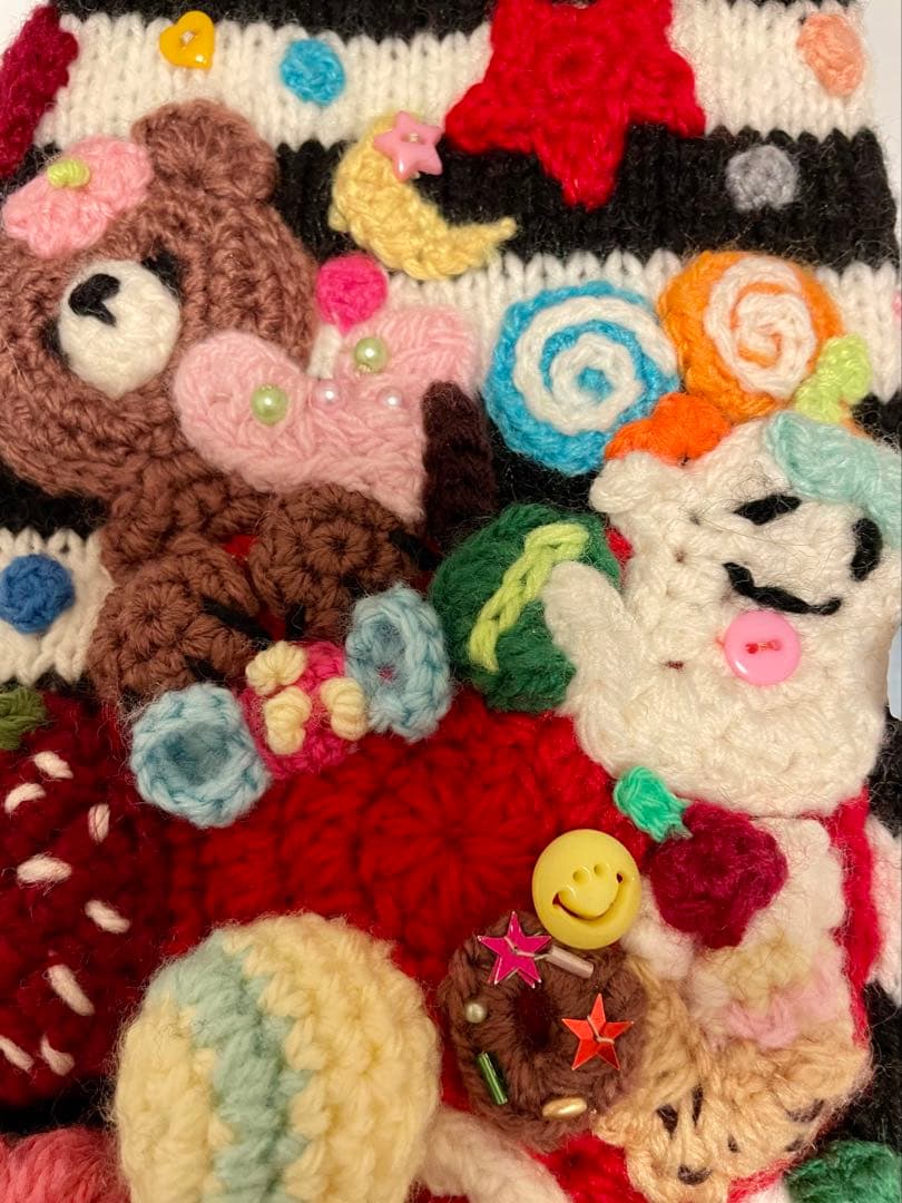 犬服　手編みセーター