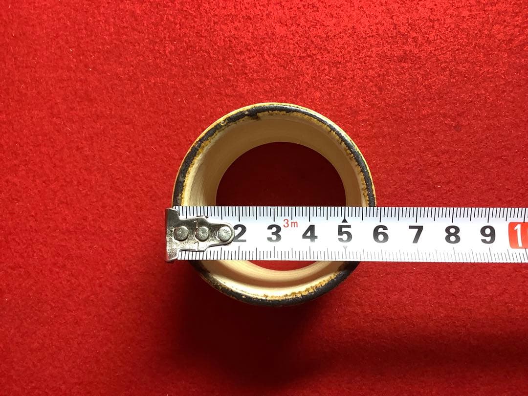 流水蓋置　白井半七造　【中古美品】