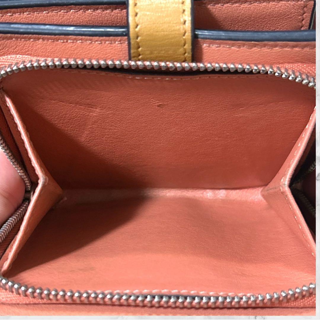 箱付き✨️LOEWE　ロエベ　アナグラム　バーティカル　コンパクトウォレット