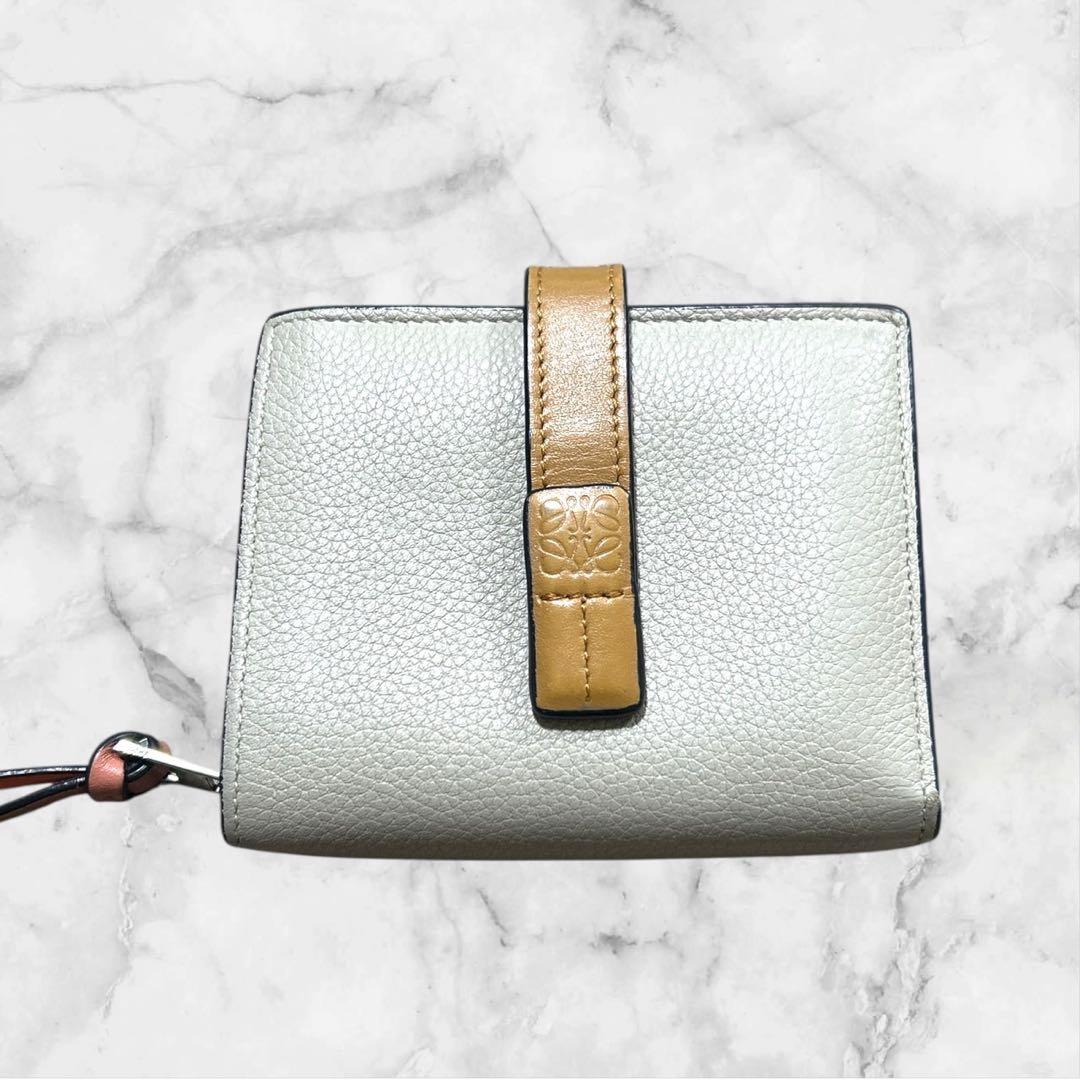 箱付き✨️LOEWE　ロエベ　アナグラム　バーティカル　コンパクトウォレット