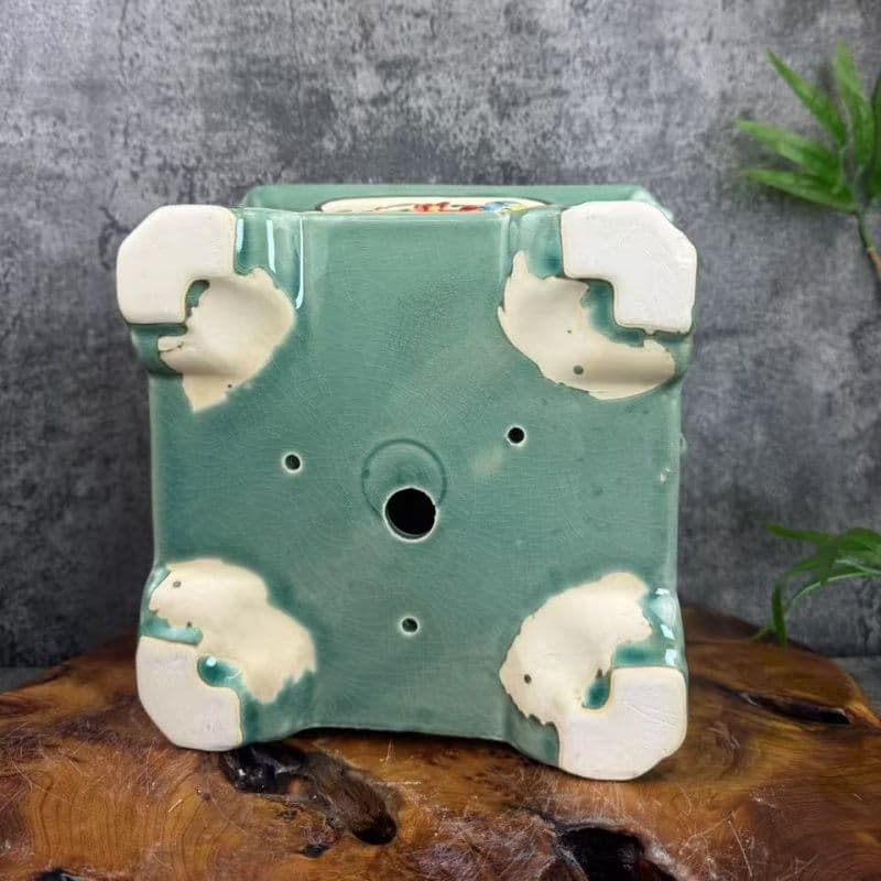 盆栽鉢 青磁鉢 山野草鉢 多肉植物 植木鉢 小品大品盆栽鉢 陶器鉢置物