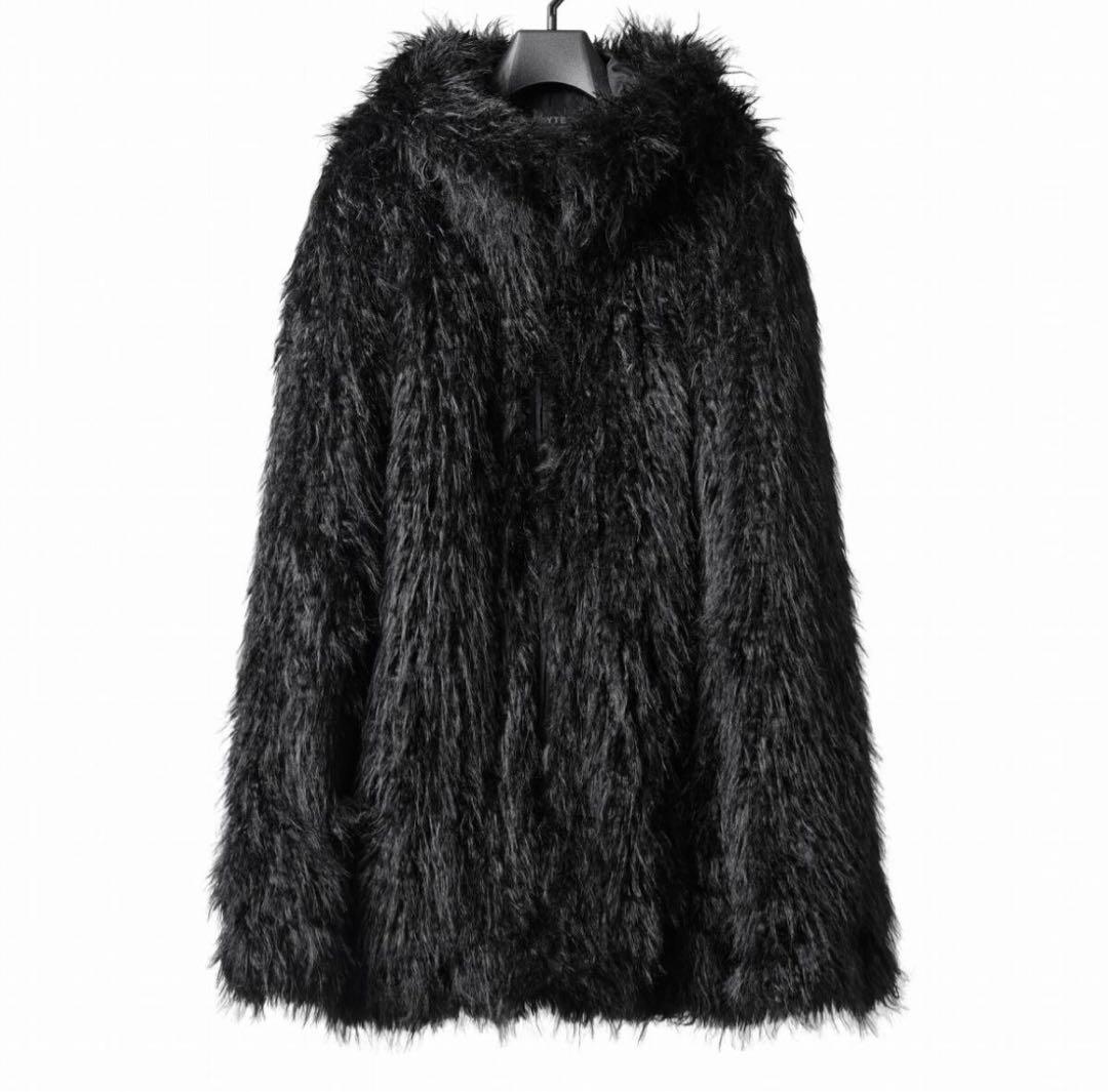 S’yte SHAGGY FUR HOODED COAT