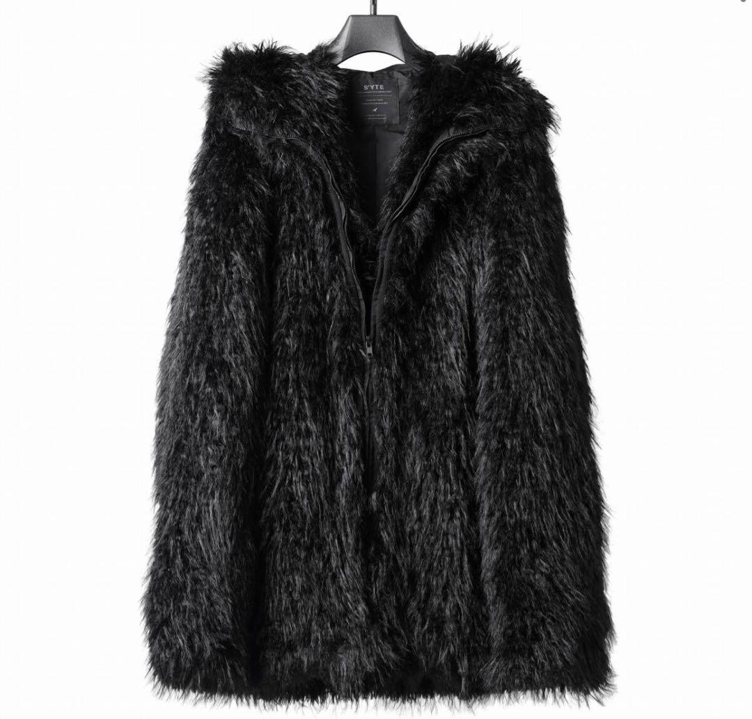 S’yte SHAGGY FUR HOODED COAT