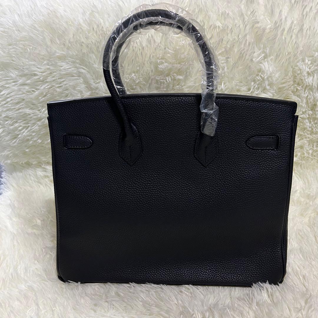 【新品】レザー　ハンドバッグ　トートバッグ　南京錠付き　ビジネス　A4 大容量