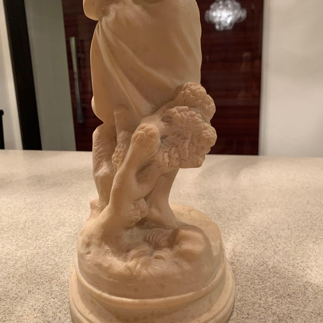 鳥を抱える子供