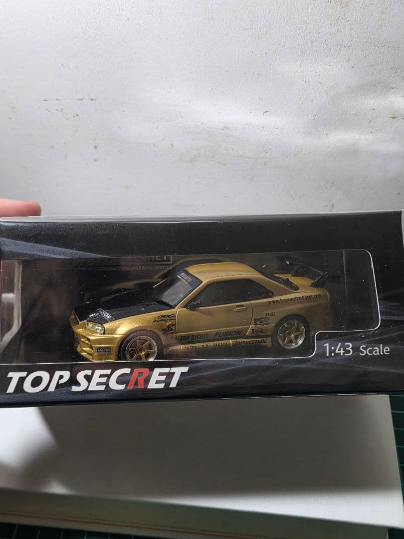 TAS2026限定TOP SECRET R34 Gold1/43