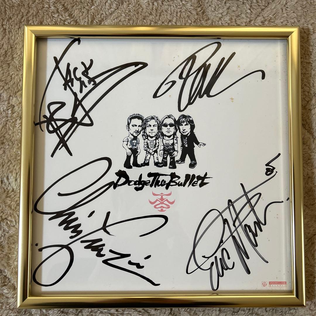 TMG サイン色紙　B'z 松本孝弘　稲葉浩志