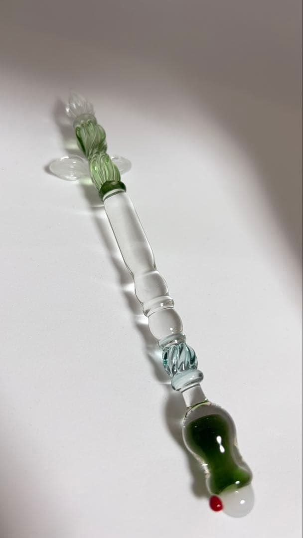 【中古品】paraglass 恋するガラスペン クリームソーダ