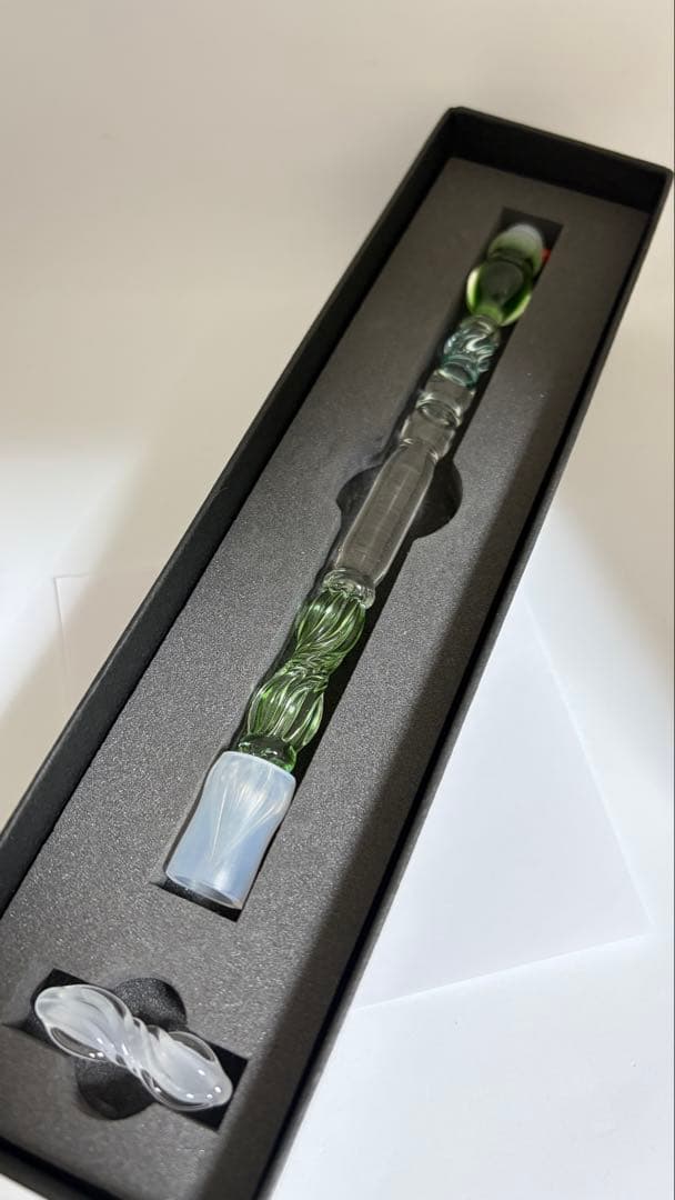 【中古品】paraglass 恋するガラスペン クリームソーダ