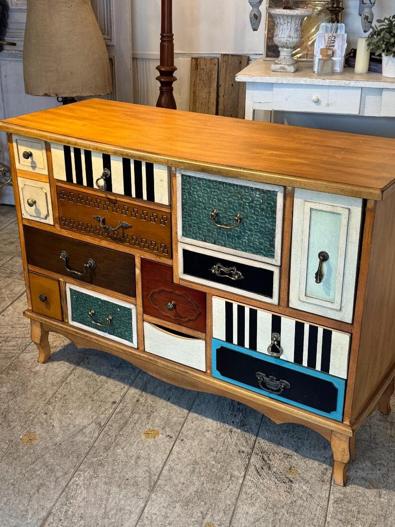 アンティーク パルナサス チェスト キャビネット 木製 タンス ギギLiving