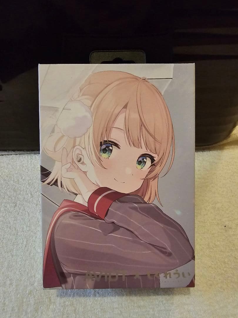 【美品】AVIOT×しぐれうい 完全ワイヤレスイヤホン TE-D01v-SGR