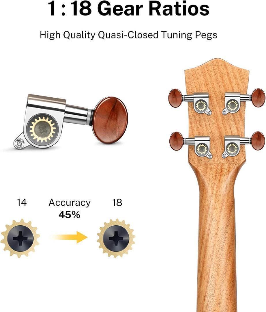 【M2658-96-62】ウクレレ　23インチ　初心者セット 本体　新品