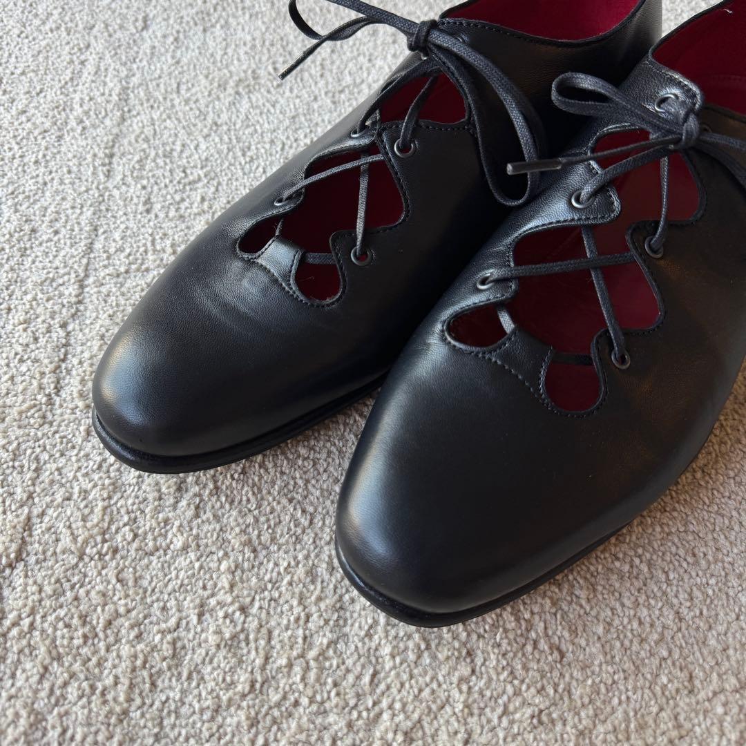 BODE County Clare Shoes Black ギリーシューズ 44