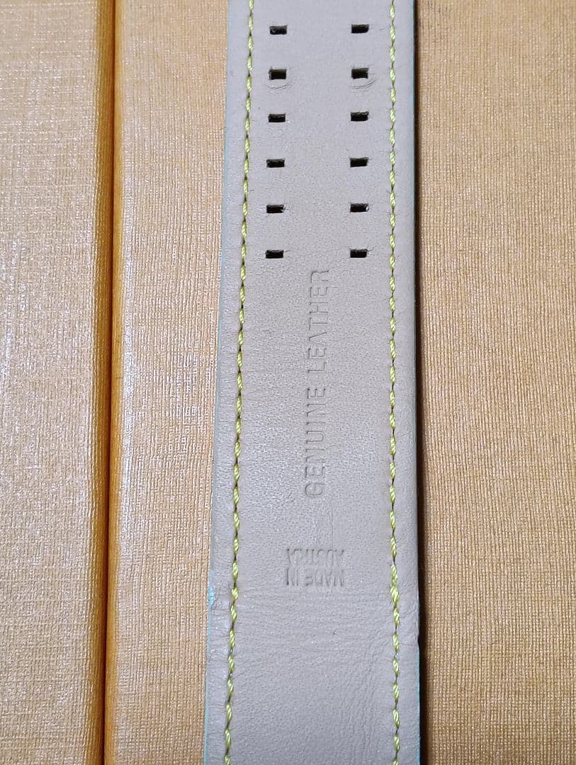 タンブール PM用 純正レザーストラップベルト　純正尾錠付き