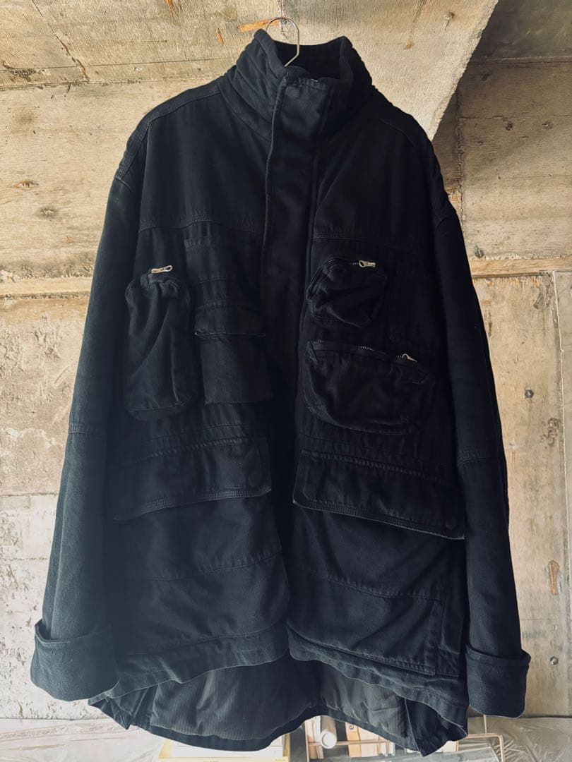 ジャケット・アウター MM6 24AW MULTI-POCKET DENIM JACKET