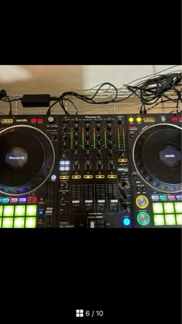 PioneerDDJ-1000SRT DJコントローラーバック　デッキセーバー付