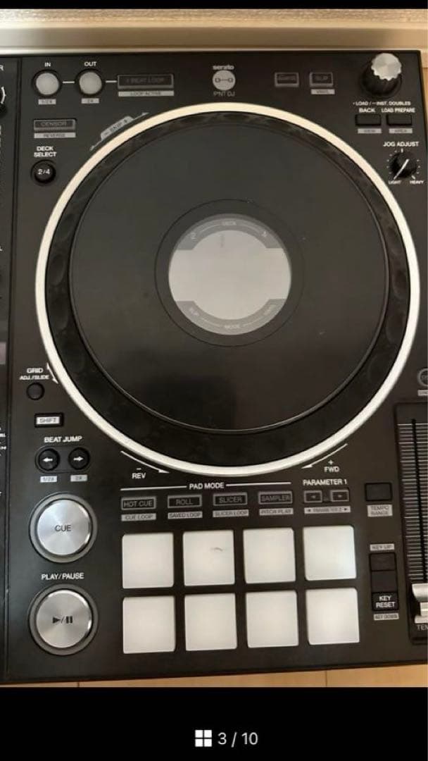 PioneerDDJ-1000SRT DJコントローラーバック　デッキセーバー付