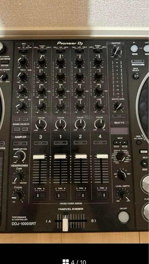 PioneerDDJ-1000SRT DJコントローラーバック　デッキセーバー付