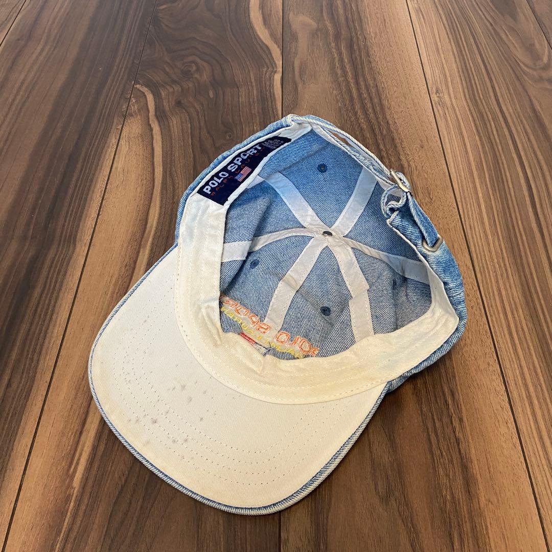 帽子 POLO SPORT RALPH LAUREN DENIM CAP 90s 00