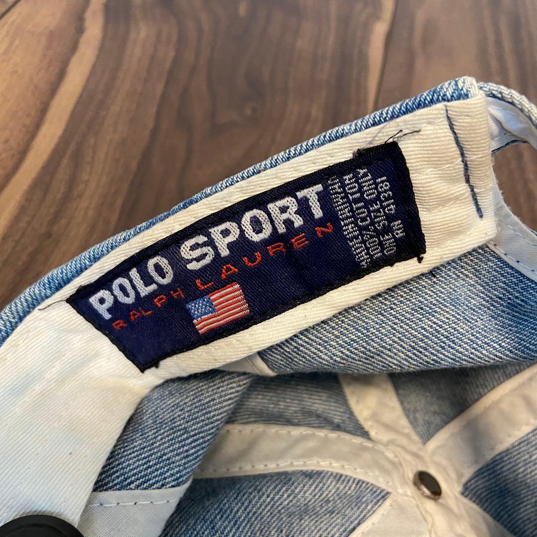 帽子 POLO SPORT RALPH LAUREN DENIM CAP 90s 00