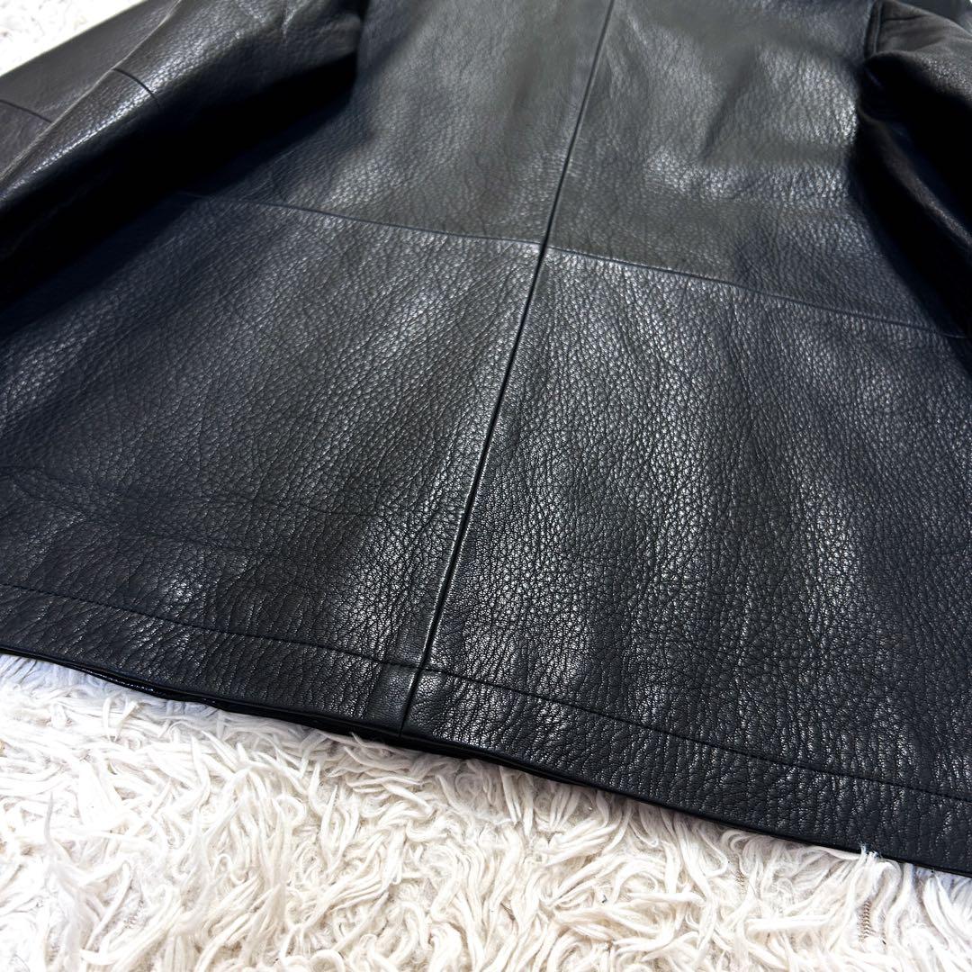 タグ付未使用✨AURALEE レザージャケット 3 ブラック ゴートスキン 本革