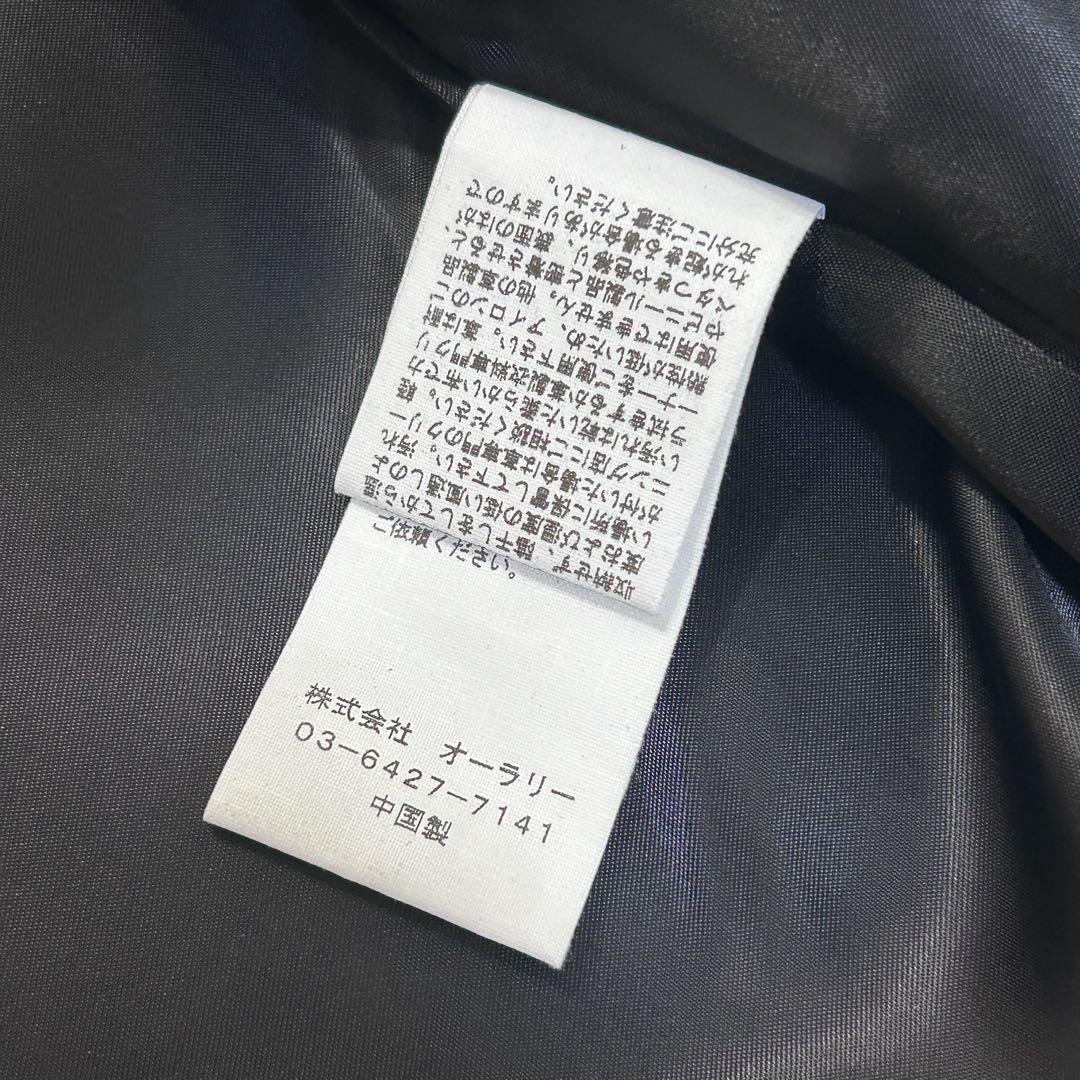 タグ付未使用✨AURALEE レザージャケット 3 ブラック ゴートスキン 本革