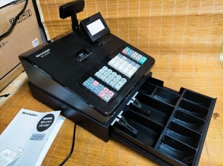 美品シャープレジスター　XE-A207　PC連携売上管理設定無料　991109