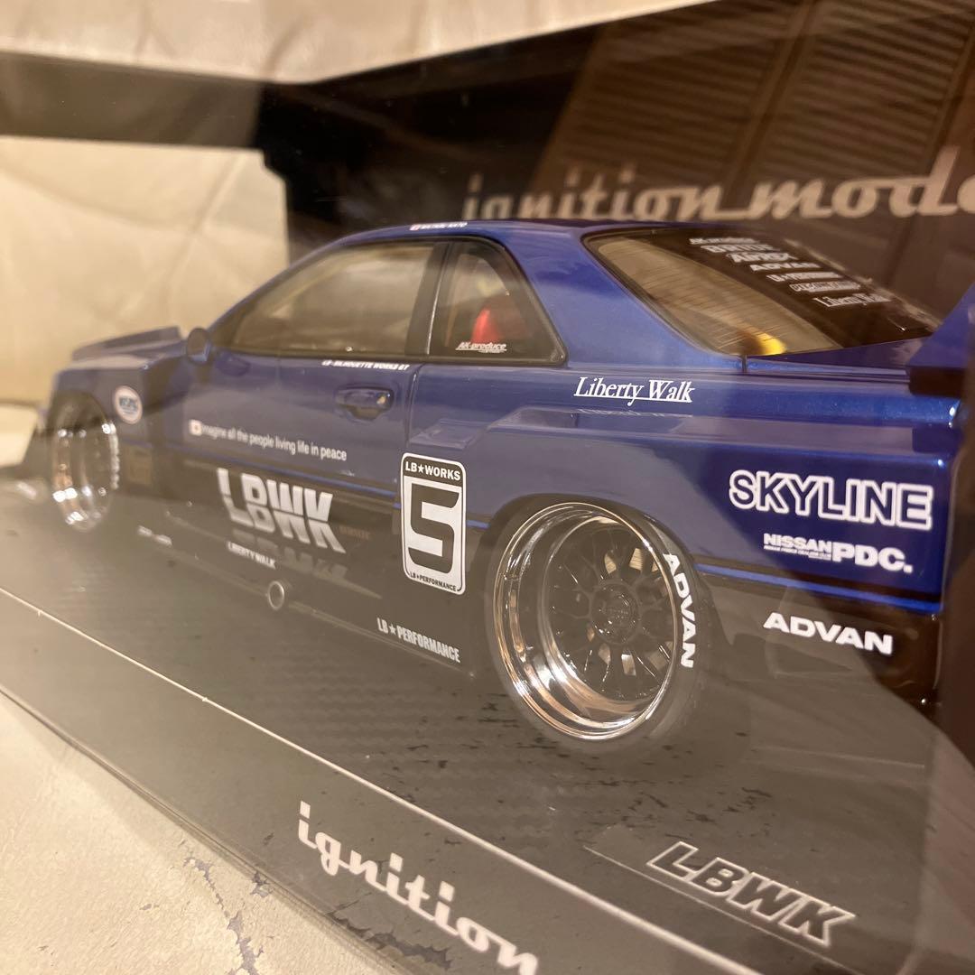 LBWK Nissan Skyline ミニカー 1/18