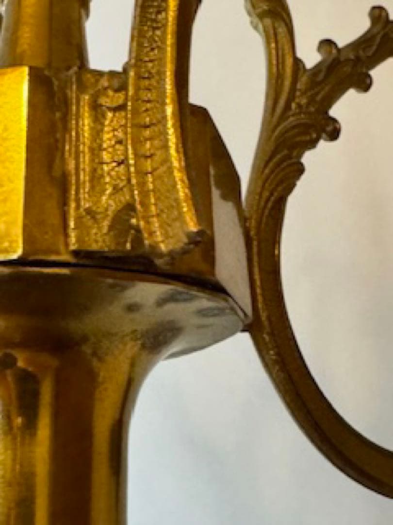 *️⃣プロフ必読*️⃣難あり❣️アンティーク 真鍮コートスタンド