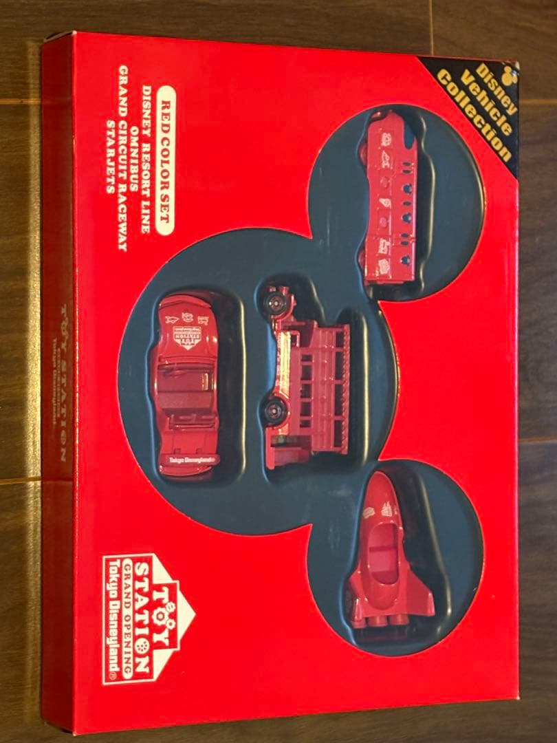 トミー ディズニービークルコレクション レッドカラーセット