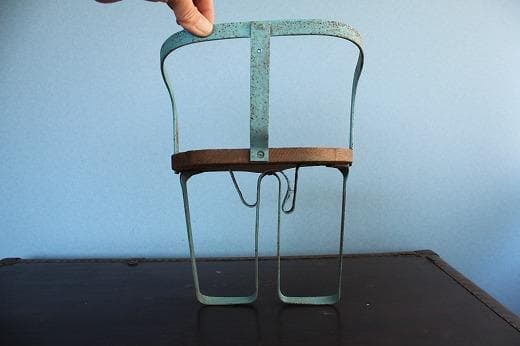 品番　z-0667 自転車チャイルドシート　アンティーク　アイアン　補助シート