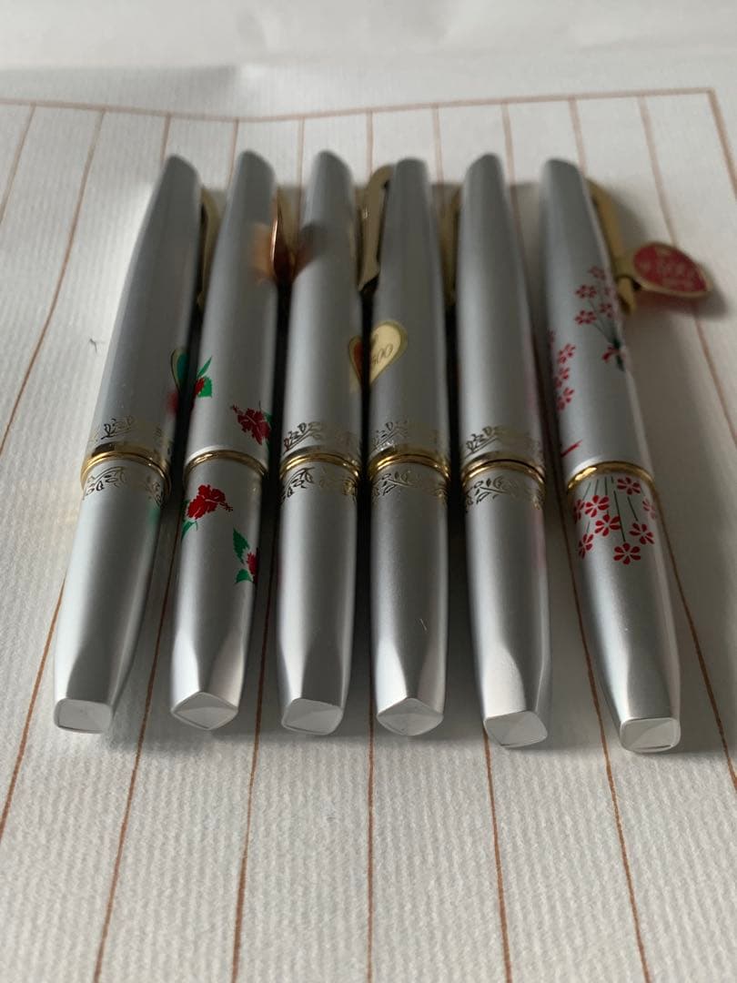 プラチナ 万年筆 14K 6本まとめ売り