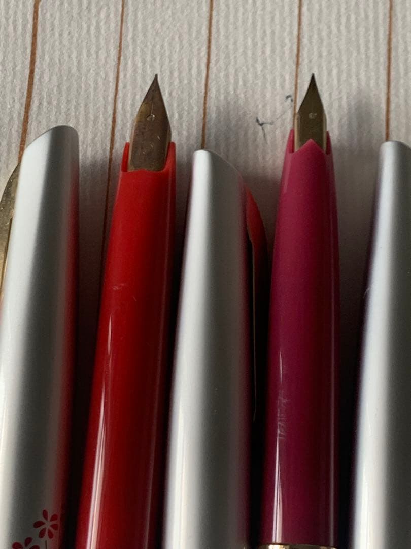 プラチナ 万年筆 14K 6本まとめ売り